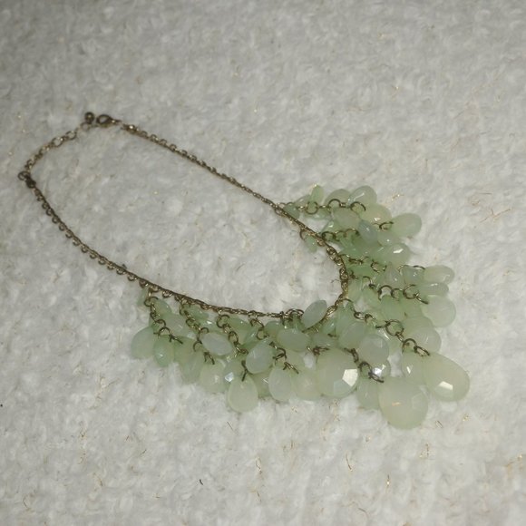 Waterfall Crystal Clusters Statement Necklace - Picture 1 of 9